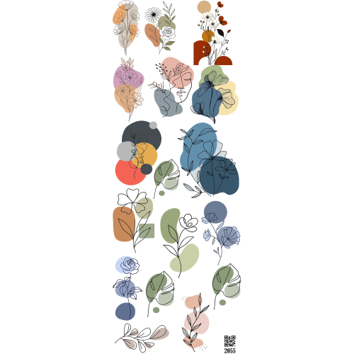 Resin Stickers - Resin Art UV DTF Insert Sheet - 2055 Product Image
