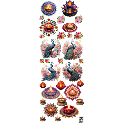 Resin Stickers 2056 DTF Printing UV Insert Sheet