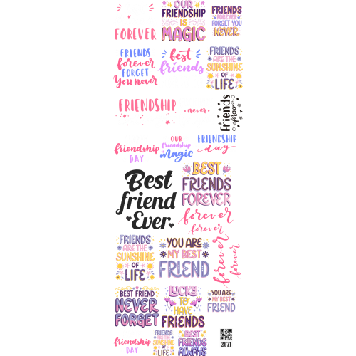Custom Resin Stickers for DTF Printing and Nail Art - 2071