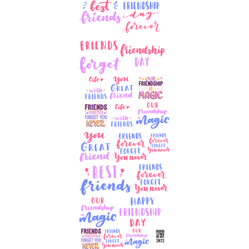 Custom 2072 Resin Stickers for UVDTF and Nail Art Creations