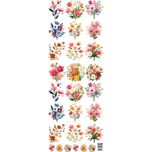 Personalised 2093 Resin Stickers for DTF and Nail Art