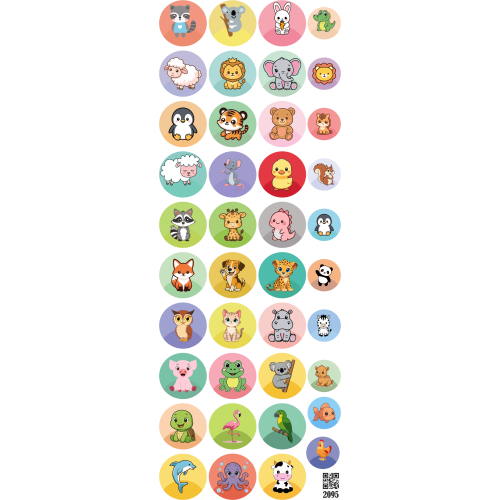 Custom UVDTF Art Sticker - 2095