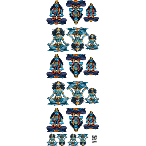 Custom 2099 Resin Stickers for DTF Printing and Nail Art