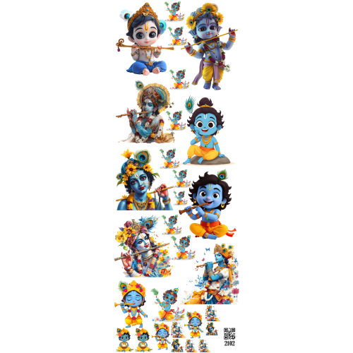 Resin Stickers 2102 UVDTF Printing Sheet - Custom Printing Sticker Design