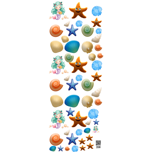 2110 UVDTF Sticker Sheet - Custom Resin Stickers for DTF Printing