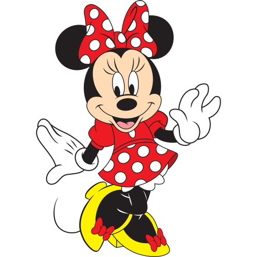 Mini Mouse Cartoon DTF Transfers for Custom Apparel