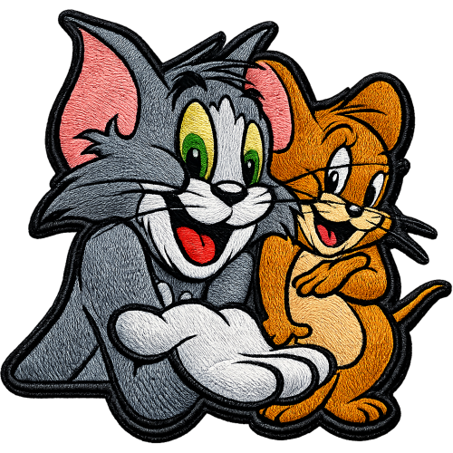 Tom and Jerry Cartoon DTF Transfers for Custom Apparel Image