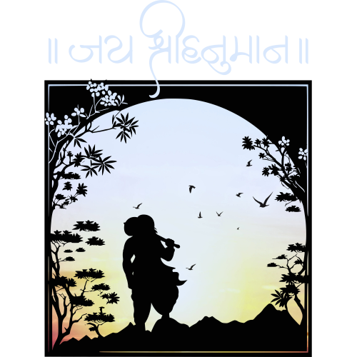 Lord Hanumanji DTF Printing - Custom Religious Fabric Designs