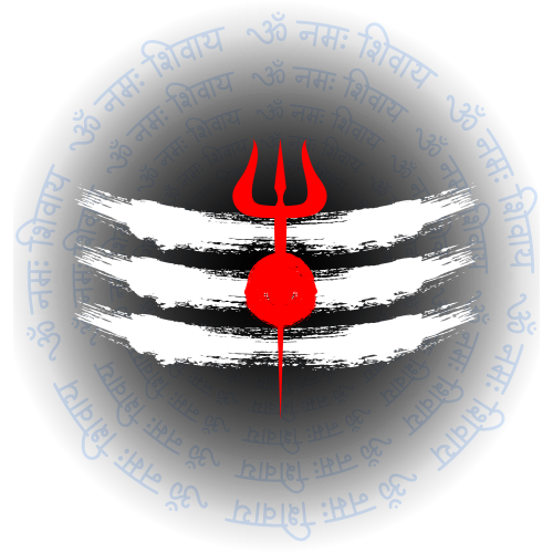 Minimal Illustrative Trishul - Custom DTF Printing for God-Inspired Designs