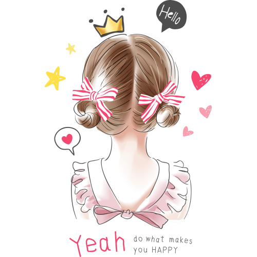 Custom UVDTF Ink Transfer Sticker Printing Service for Girls - YEAH