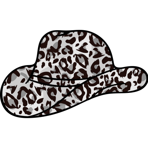 Custom DTF Cowboy Hat UV Sticker for Tumbler in CowBoy Category