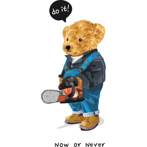 Custom DTF Teddy Bear Stickers for Mugs and Tumblers - UV Printed Designs
