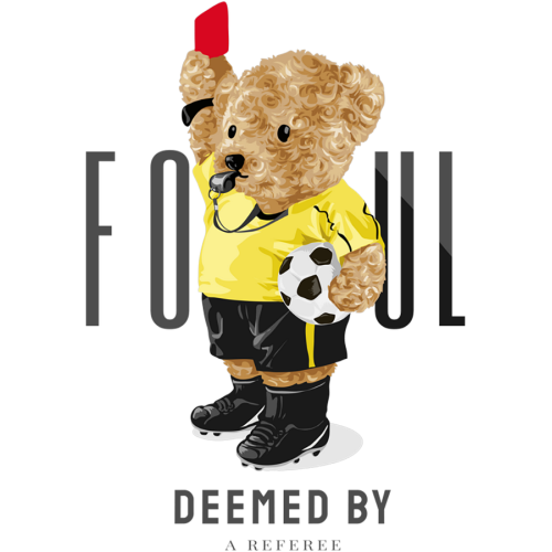 IT IS FOUL Teddy Bear UVDTF Stickers for Mug and Tumblers - Custom DTF Printing