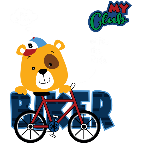Custom DTF Teddy Bear Stickers for Mugs and Tumblers - MY CLUB