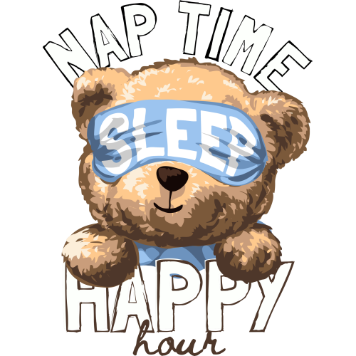 DTF Teddy Bear Stickers for Mugs and Tumblers - Custom Printing