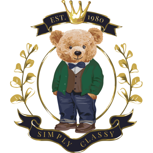 Teddy Bear Classy UV Ink Transfer Stickers for Books - Ideal for DTF Printing and Customization