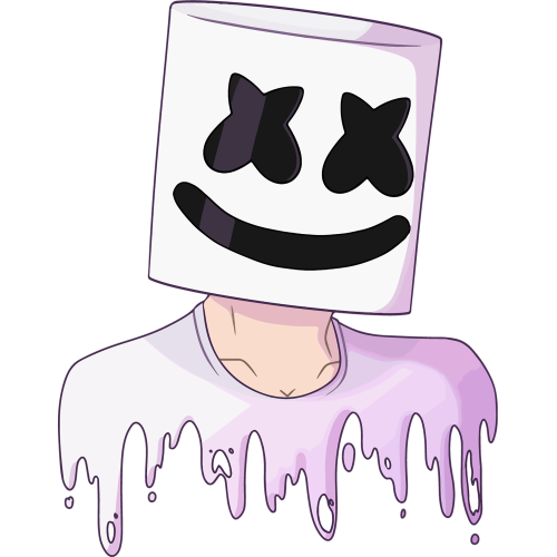 MARSHMELLO FACE DTF UV Stickers - Hollywood & Bollywood Style
