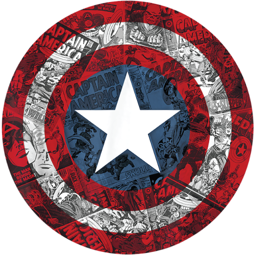 Capton America UV DTF Stickers - Custom Printing Hollywood Bollywood Style