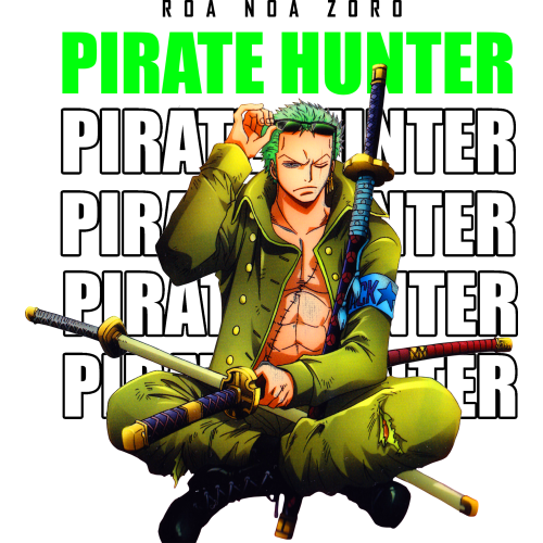 PIRATE HUNTER - Action Movie Poster featuring high seas adventure