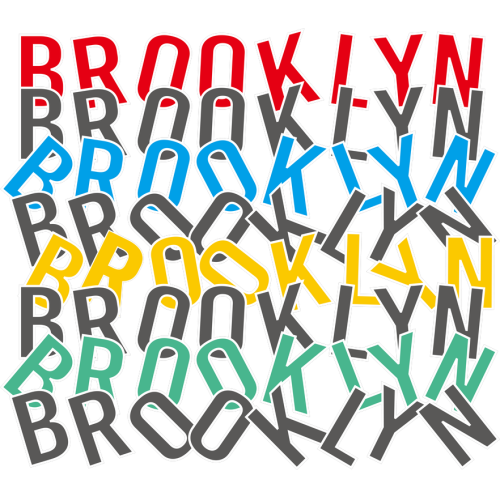 BROOKLYN Quote Stickers in UVDTF Technology - Custom Printing Services