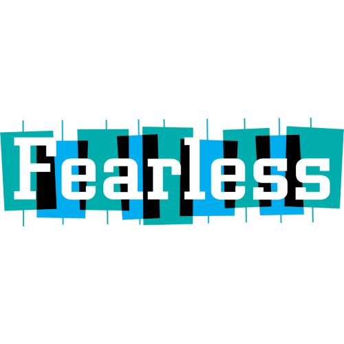 FEARLESS Quote Stickers - Custom DTF Printing in UVDTF Technology