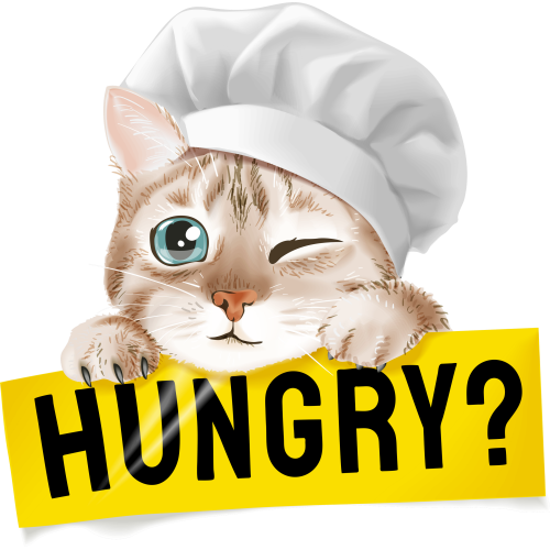 HUNGRY Quote Stickers in DTF Technology - Custom Printing Available