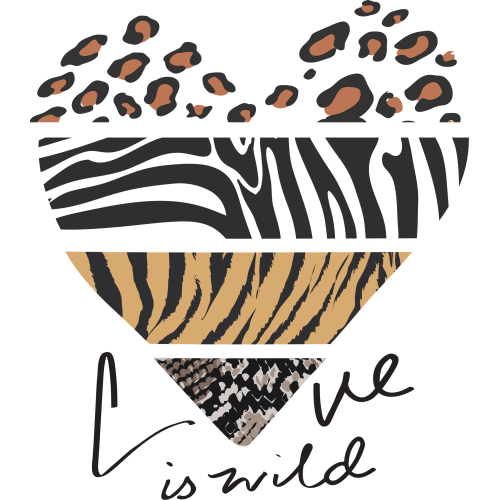 LOVE IS WILD Quote Stickers - UVDTF Technology Designs
