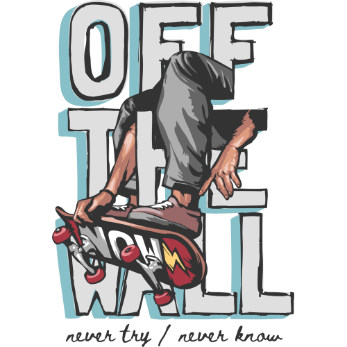 Personalized OFF THE WALL Quote Stickers in UVDTF Technology