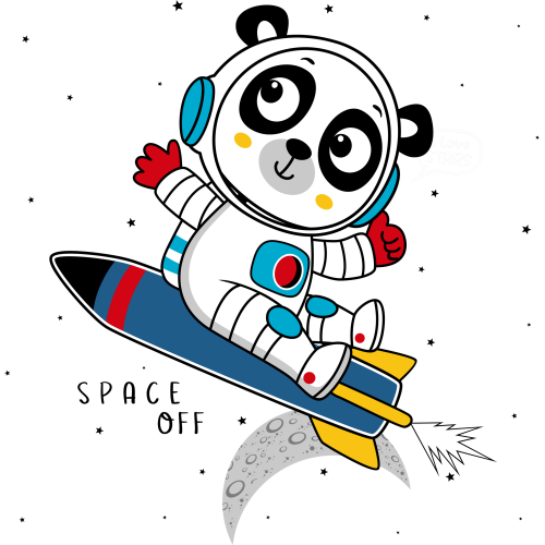 SPACE OFF Quote Stickers - DTF Technology - Custom Printing - Unique Designs
