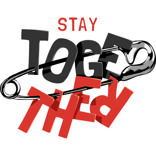 STAY TOGE THER Quote Stickers - UVDTF Technology Custom Printing